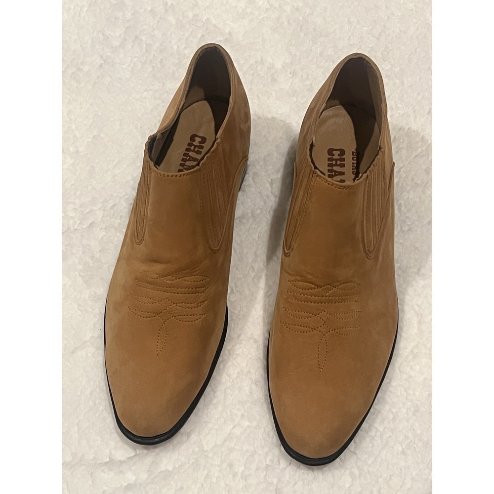 Anthropologie Chamula Leather Western Ankle Booties Size 24.5cm/ 7.5 US Women’s - Picture 2 of 7